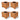 Plantenbakken verhoogd 4 st 30x30x30 cm
