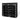 Schoenenkast met hoes 115x28x110 stof zwart