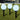 Tuinpadlampen 3 st met grondpin LED 20 cm