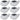 Solar buitenlampset 6 stuks wit