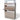 Schoenenkast met lade en glazen bovenschap eiken-look