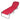 Ligbed inklapbaar gepoedercoat staal rood