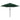 Zweefparasol met LED 3,5 m groen