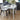 Eettafel 80 x 80 x 76 cm hoogglans wit