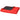 131552 vidaXL Dubbelzijdig Quilted Bedspread Rood en Zwart 170x210 cm