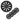 Wieldoppen 4 st Fox 14" zwart