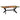 Eettafel 200x100x75 cm massief gerecycled hout