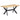 Eettafel 160x80x75 cm massief ruw mangohout