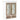 Wandkast 49x22x59 cm bewerkt hout wit