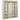 Kledingkast met vakken en stangen 150x45x176 cm stof crème