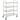 Keukentrolley 4-laags 107x55x125 cm roestvrij staal