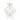 Plafondlamp met kralen rond E14 wit