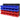 Gereedschapsordeners wandgemonteerd blauw en rood 2 st