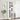 Schoenenkast 54x34x183 cm spaanplaat hoogglans wit