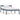 Bedframe massief grenenhout grijs 100x200 cm