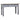 Wandtafel Panama Range 110x40x72 cm massief grenenhout grijs