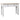 Wandtafel Panama Range 110x40x72 cm massief grenenhout wit