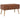 Bank met lades 80 cm kunstleer bruin