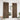 Gordijnen verduisterend 2 st met haken 140x175 cm fluweel beige