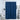 Gordijn verduisterend met ringen 290x245 cm fluweel blauw