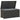Tuinbox 100x50x50 cm poly rattan zwart