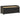 Tuinopbergbank 120 cm poly rattan zwart