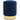 Kruk fluweel 28 x 36 cm blauw en goudkleurig