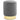 Kruk fluweel 28 x 36 cm donkergrijs en goudkleurig