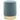 Kruk fluweel 28 x 36 cm lichtblauw en goudkleurig