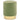 Kruk fluweel 28 x 36 cm mosterdgroen en goudkleurig