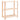 Opbergrek 3-laags 80x38x90 cm massief grenenhout 150 kg
