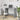 Bureau 100x50x76 cm bewerkt hout betongrijs