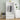 Kledingkast 100x50x200 cm bewerkt hout wit