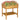 Plantenbak verhoogd 78,5x58,5x78,5 cm massief acaciahout