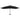 Zweefparasol met houten paal 400x300 cm zwart