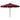 Parasol met houten paal 330 cm bordeauxrood