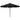 Parasol met houten paal 330 cm zwart