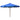 Parasol met houten paal 330 cm azuurblauw