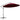 Zweefparasol met aluminium paal 3 m bordeauxrood