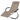 Tuinligbed geometrisch staal taupe