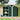 Tuinschuur met rek 205x130x183 cm ijzer groen