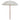 Parasol met stalen paal 180 cm zandkleurig