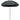 Parasol met stalen paal 300 cm antracietkleurig