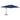Zweefparasol met aluminium paal 4x3 m azuurblauw