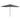 Parasol met metalen paal 390 cm antracietkleurig