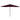 Parasol met metalen paal 390 cm bordeauxrood