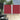 Windscherm uittrekbaar 170x600 cm rood