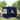 Partytent met zijwanden professioneel 90 g/m² 2,5x2,5 m blauw