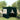 Partytent met zijwanden professioneel 90 g/m² 2,5x2,5 m groen
