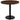 Bistrotafel 80 cm MDF donkerbruin
